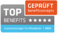Benefit Concepts GmbH - Mitarbeiter Qualitäts Siegel für Unternehmen wie Bäckerei und Konditorei